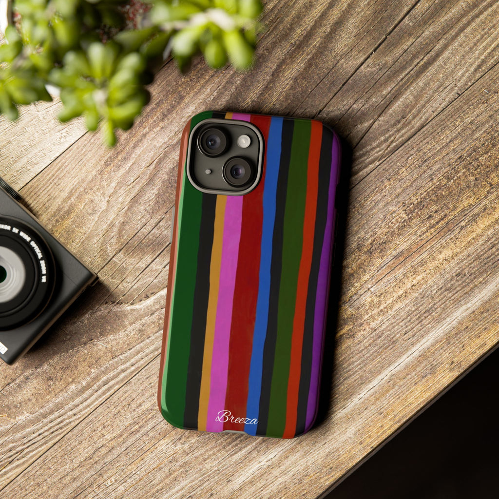 Colorful Striped Phone Case