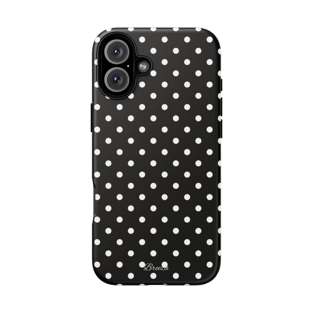 Black & White Polka Dot Phone Case