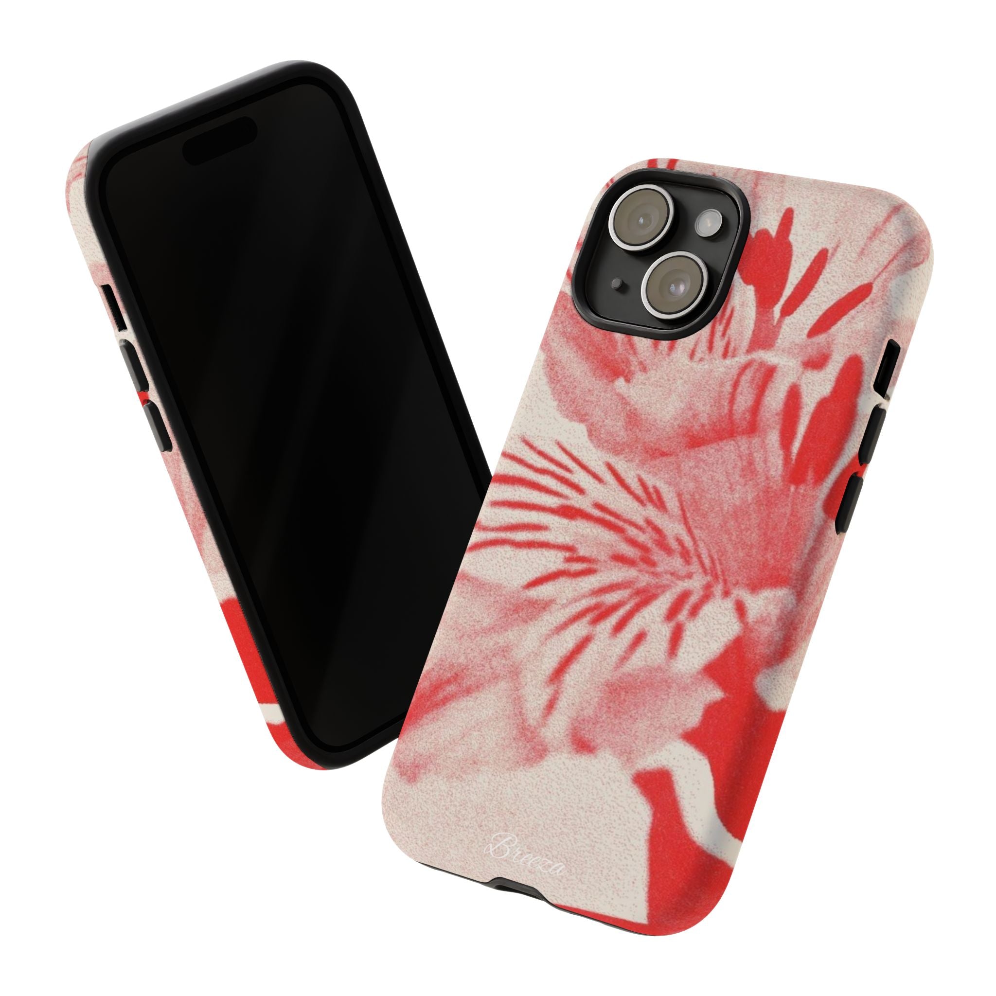 Red Floral Phone Case