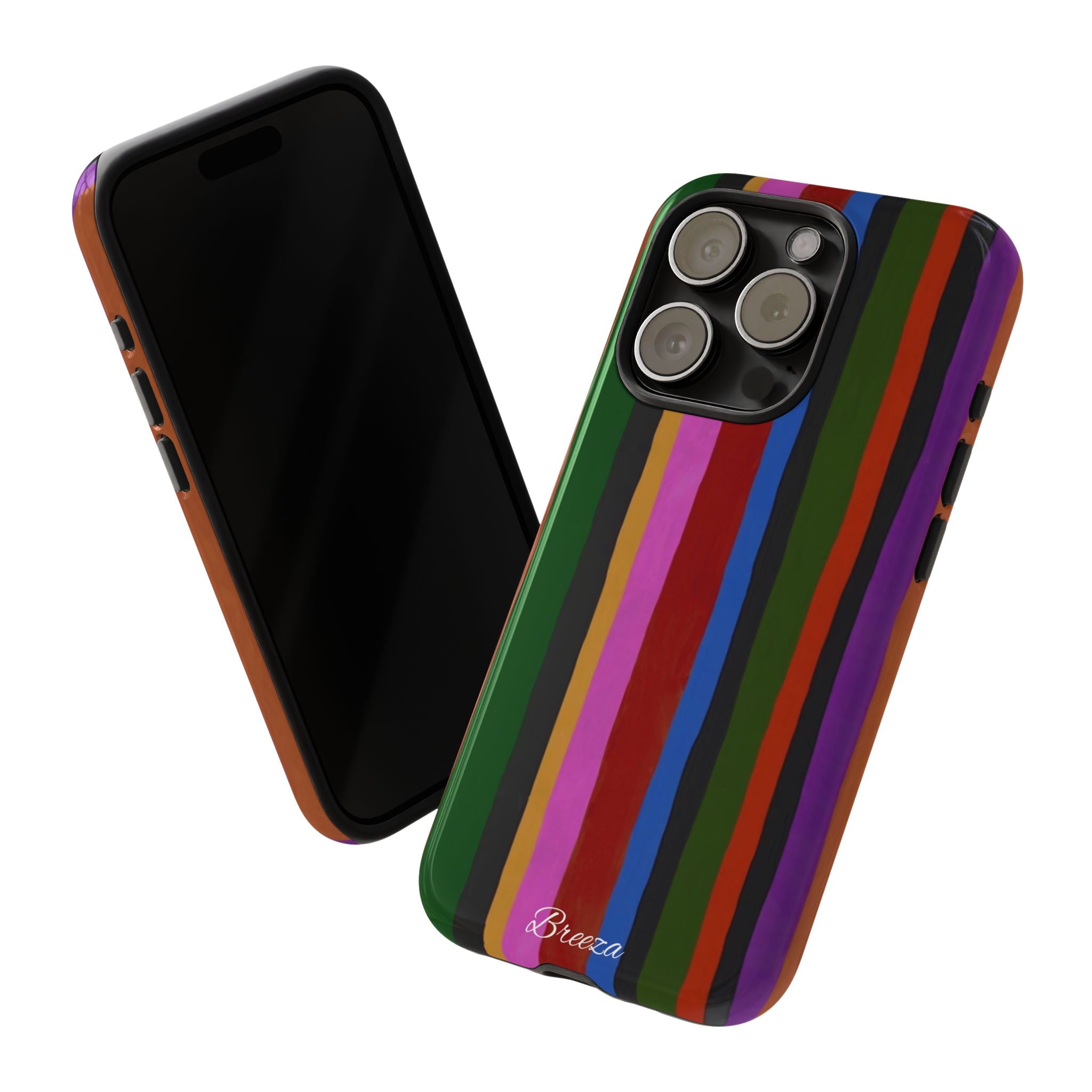Colorful Striped Phone Case