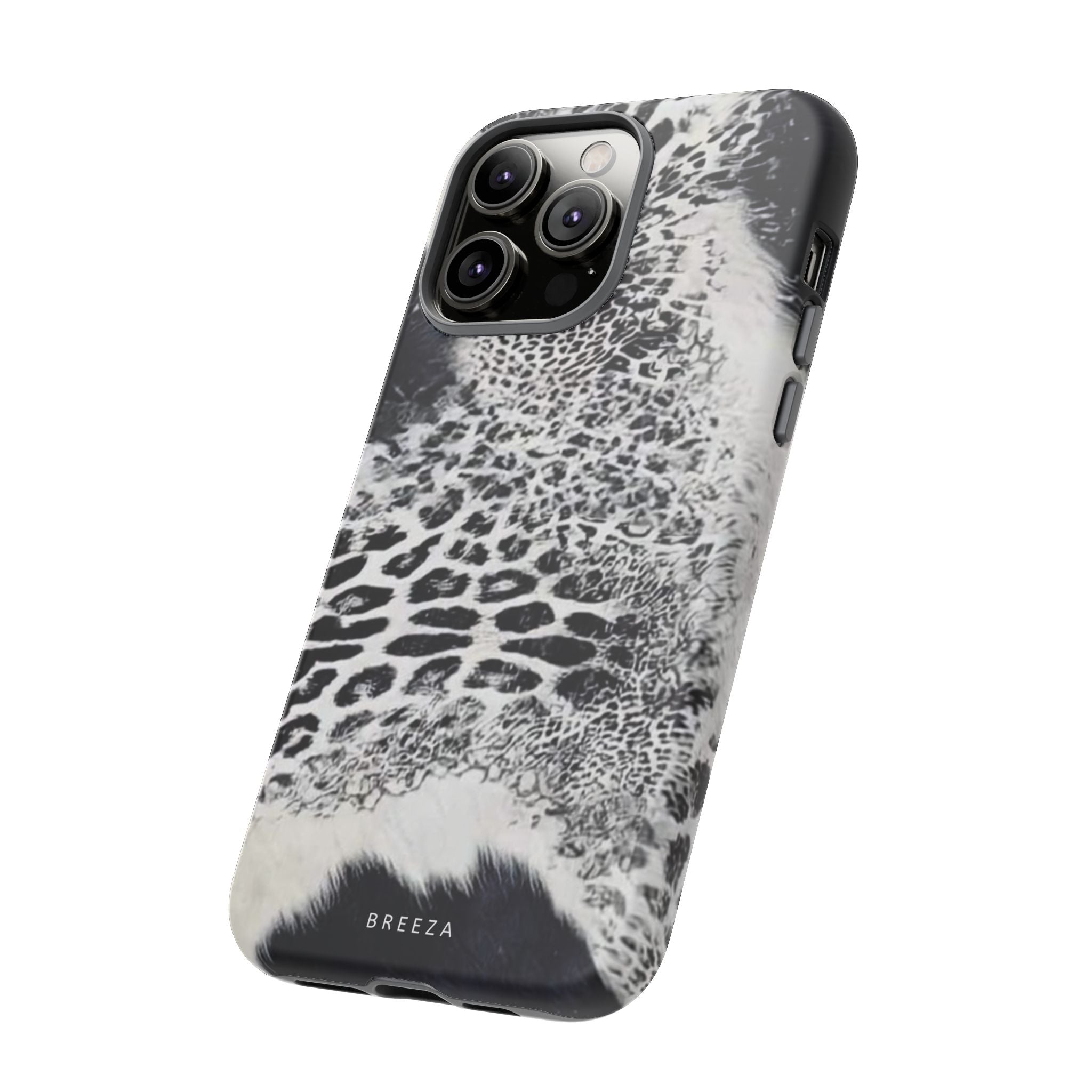 Black & White Leopard Print