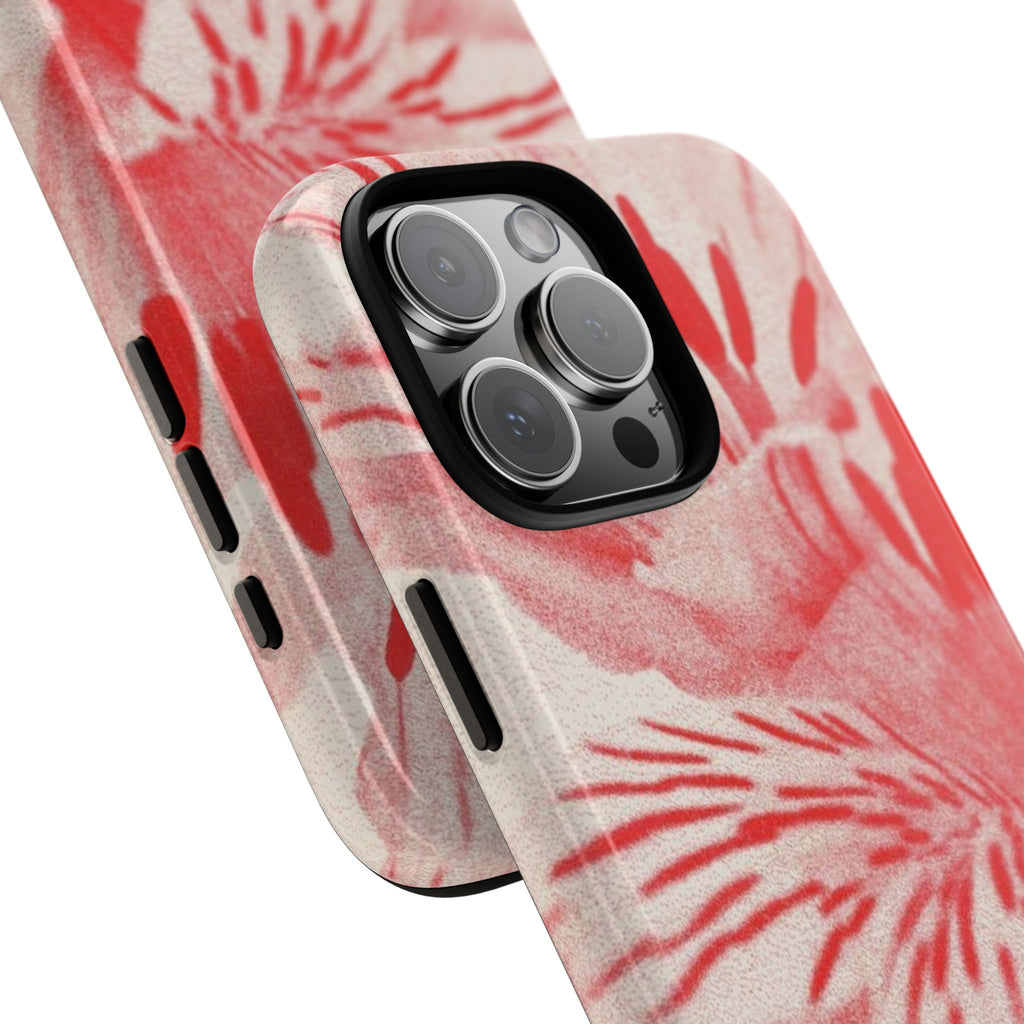 Red Floral Phone Case