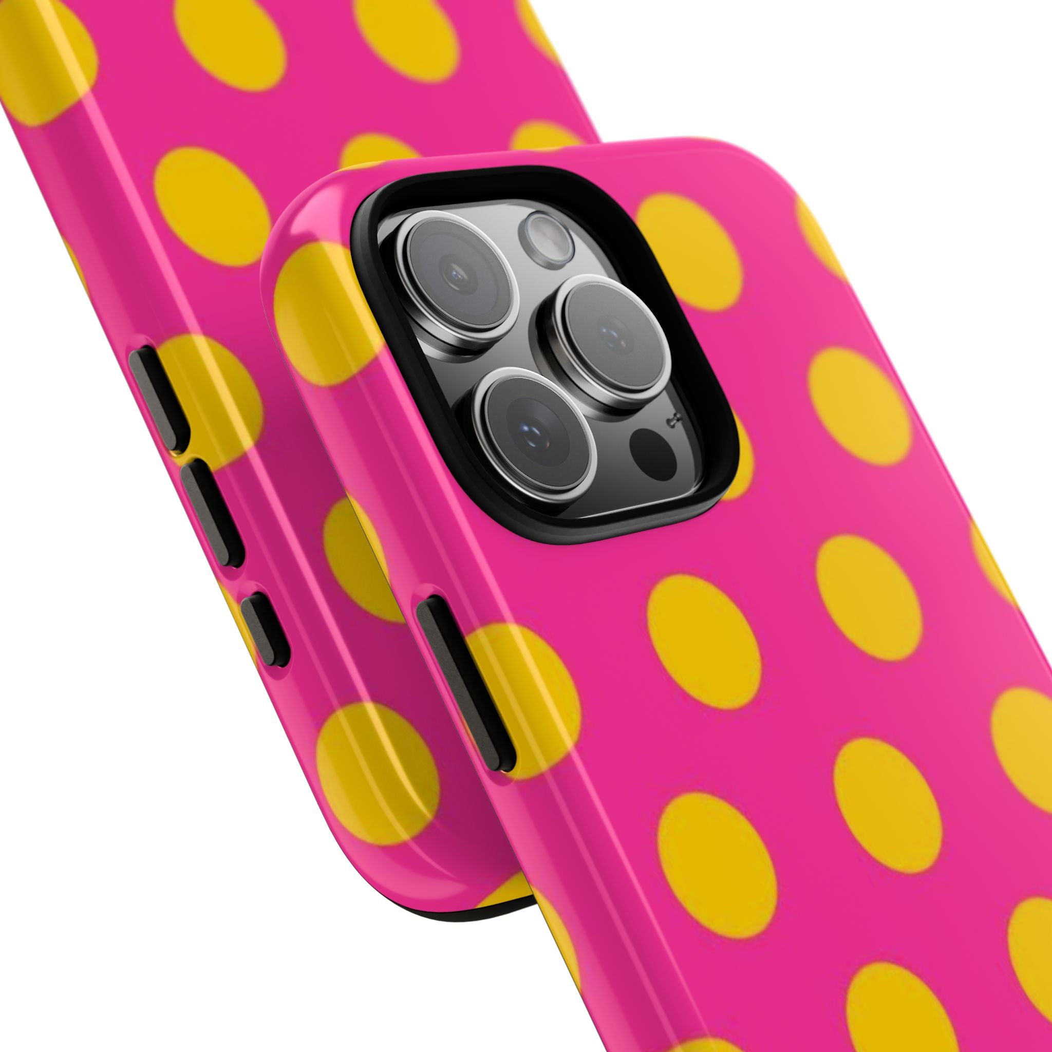 Pink & Yellow Dot Phone Case