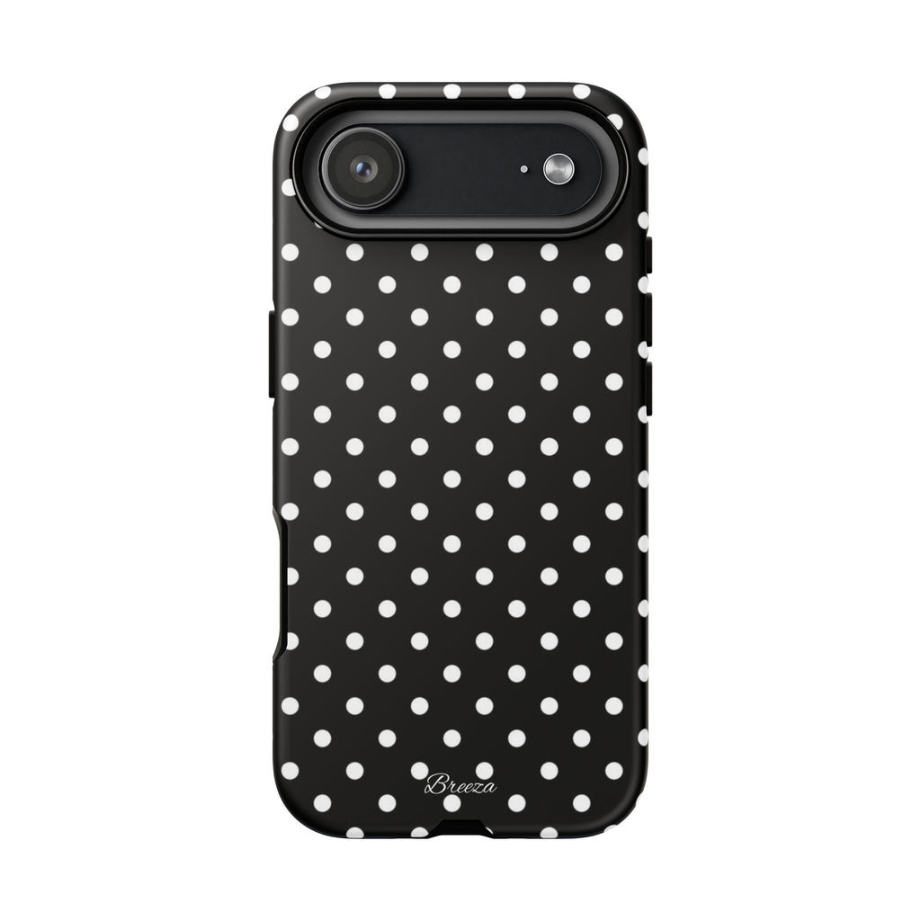 Black & White Polka Dot Phone Case