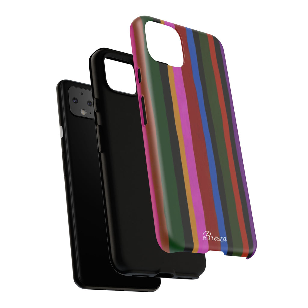 Colorful Striped Phone Case