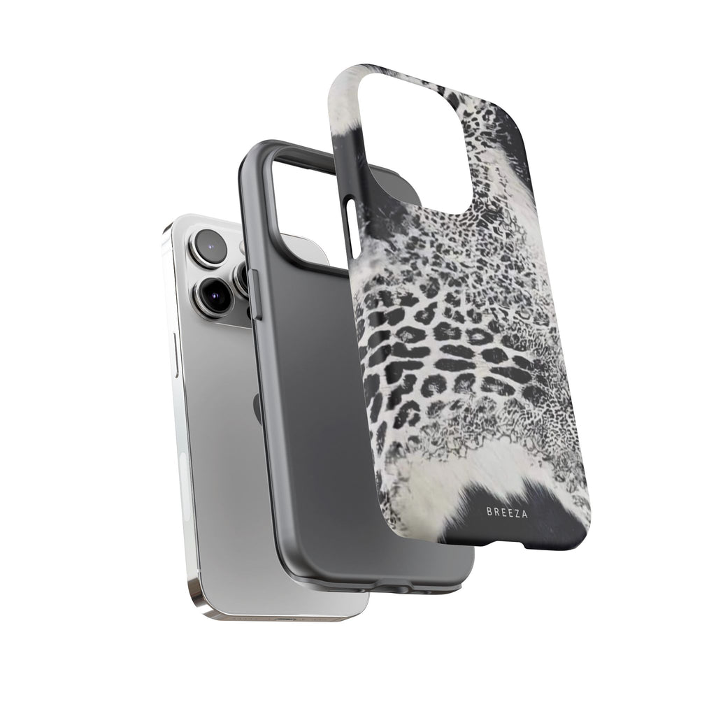 Black & White Leopard Print