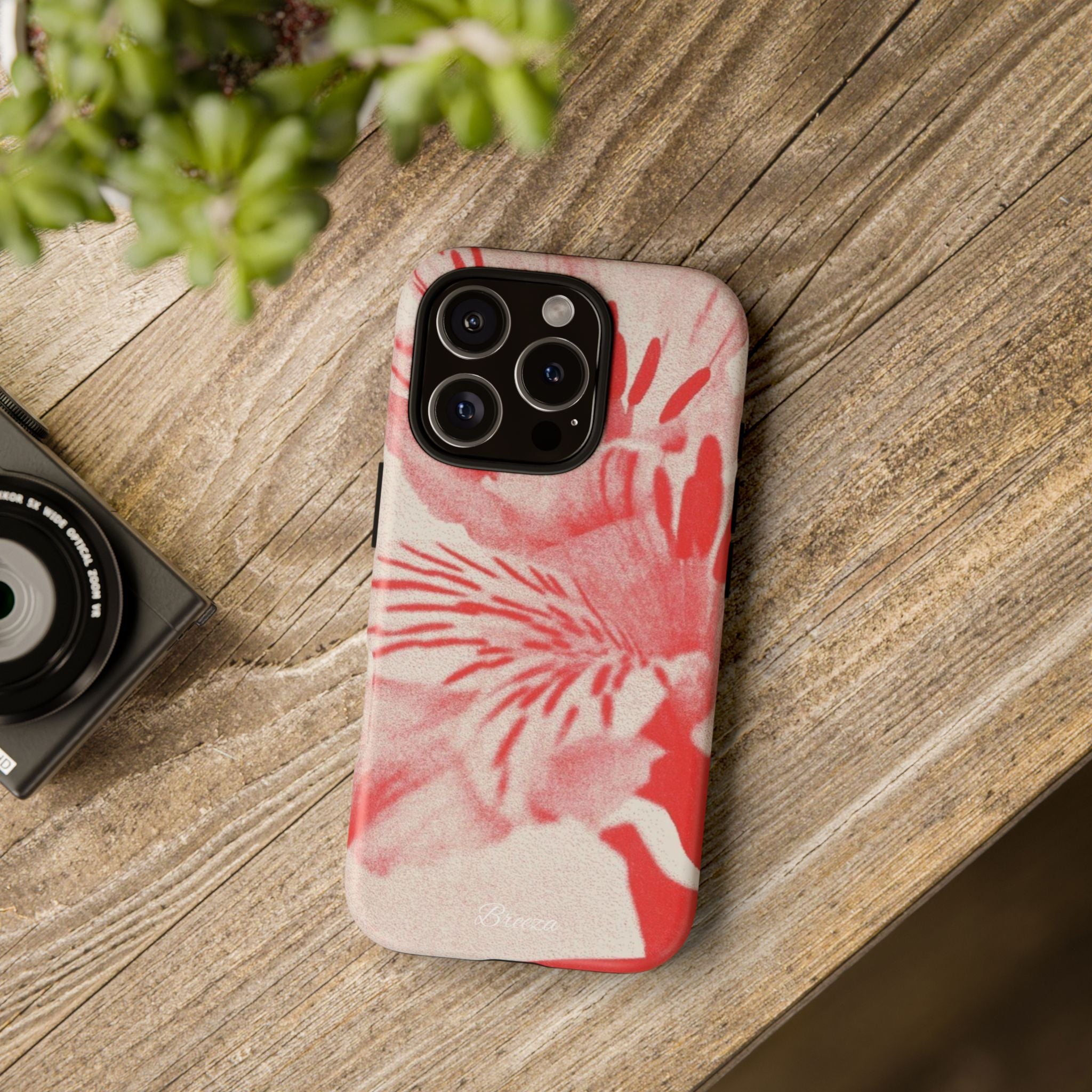 Red Floral Phone Case