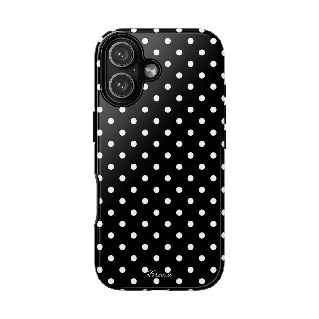 Black & White Polka Dot Phone Case