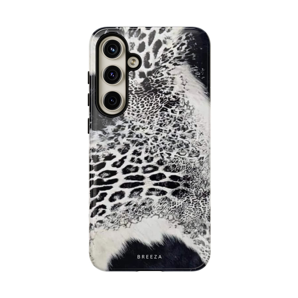 Black & White Leopard Print