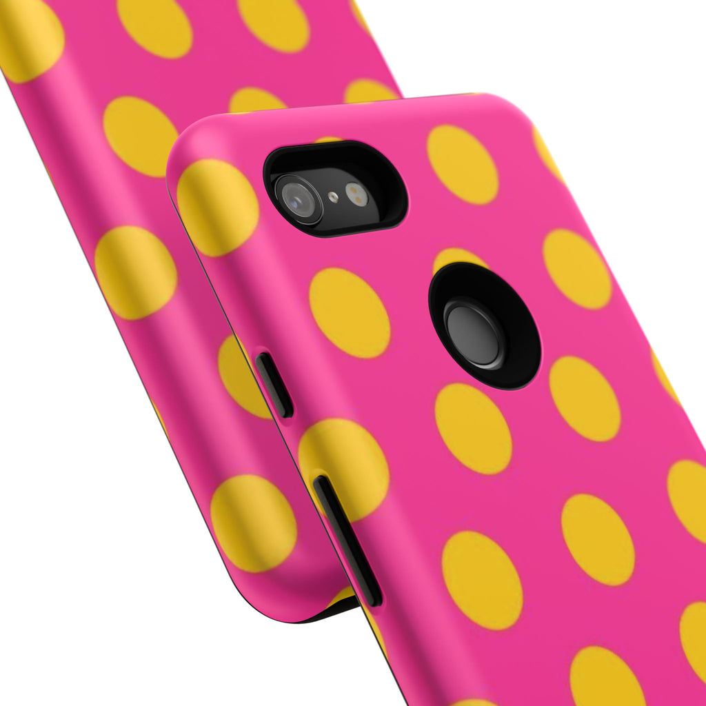 Pink & Yellow Dot Phone Case
