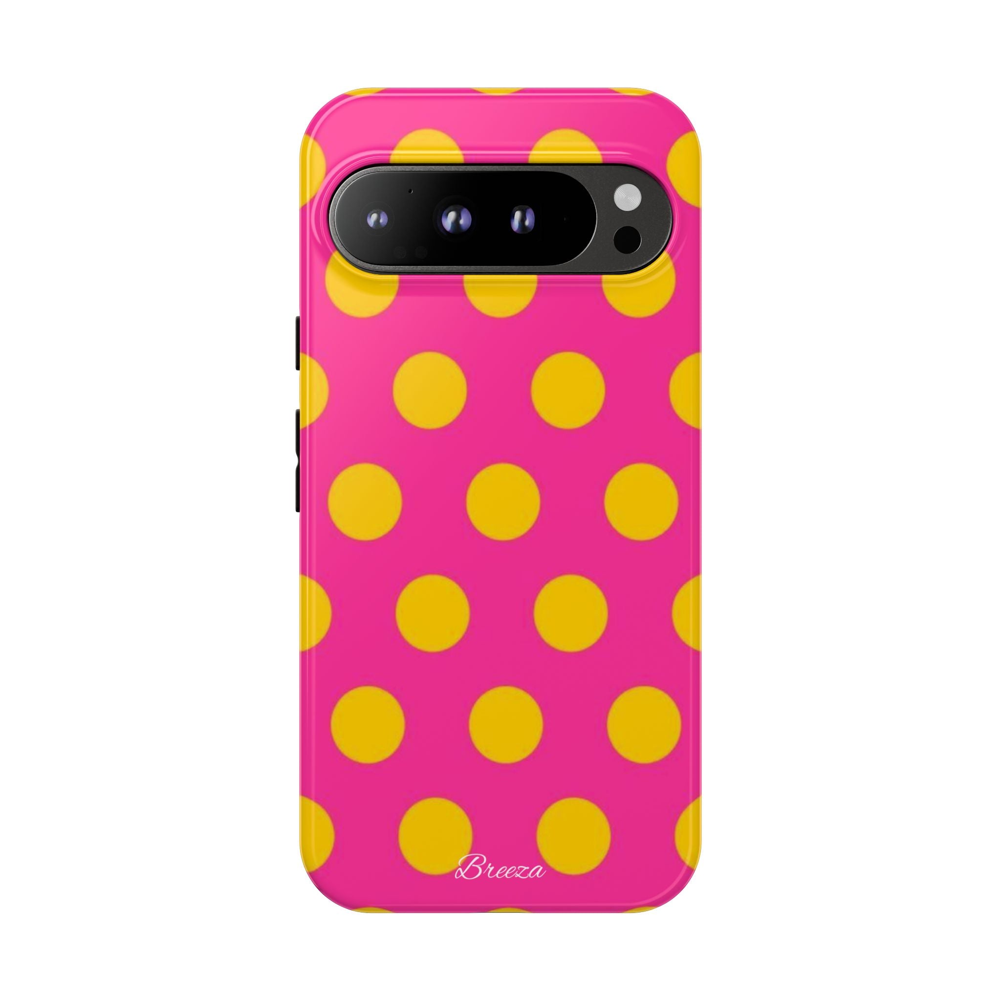 Pink & Yellow Dot Phone Case
