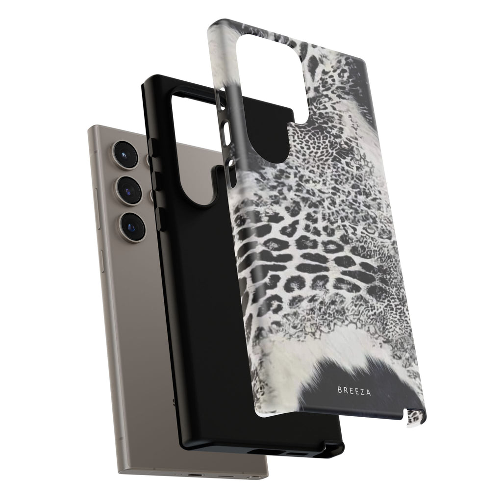 Black & White Leopard Print