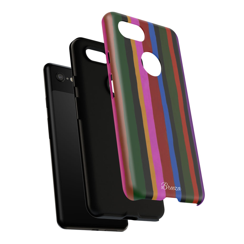 Colorful Striped Phone Case