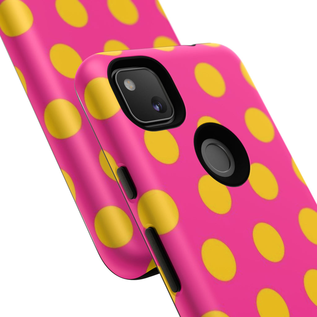 Pink & Yellow Dot Phone Case