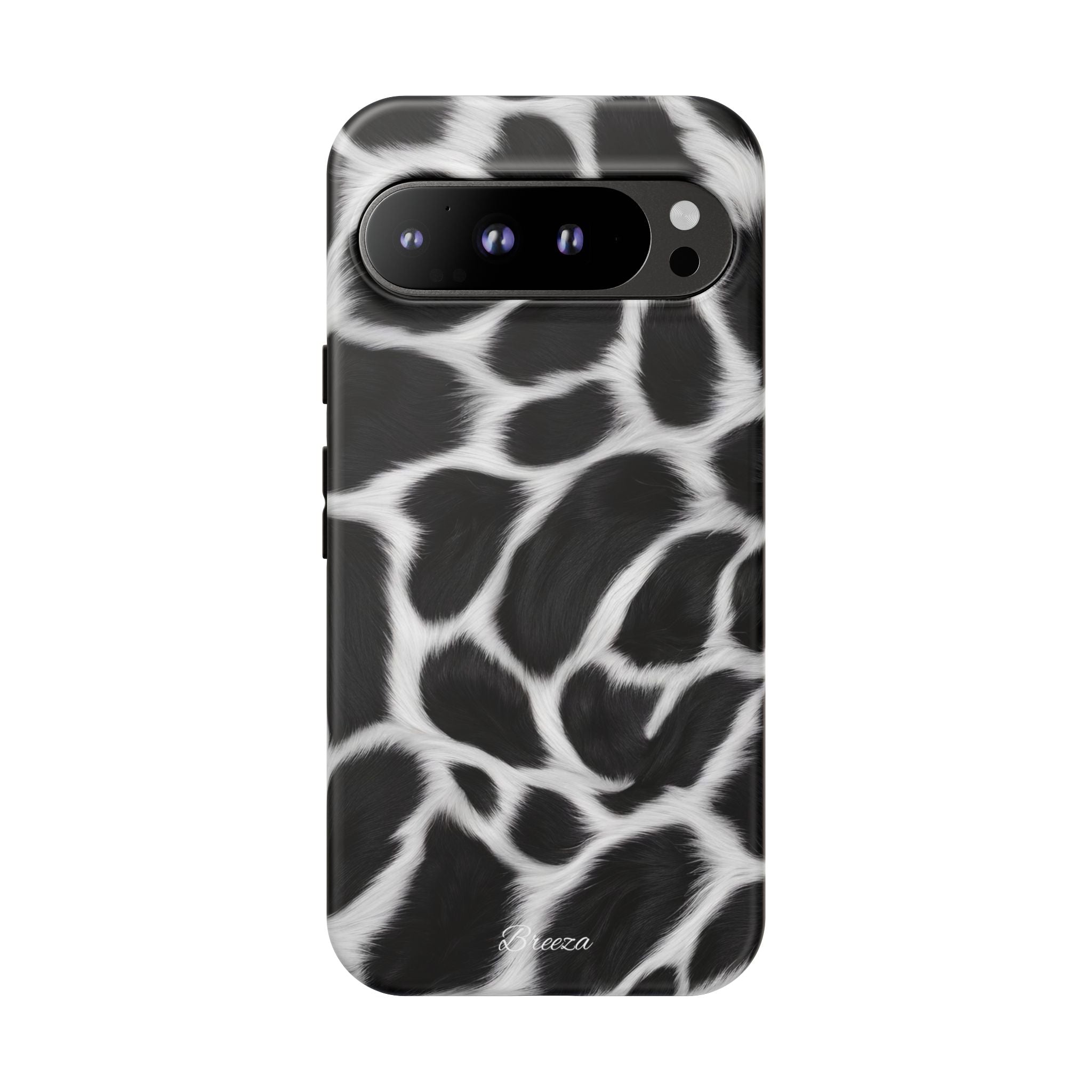 Furry Cow Print Phone Case