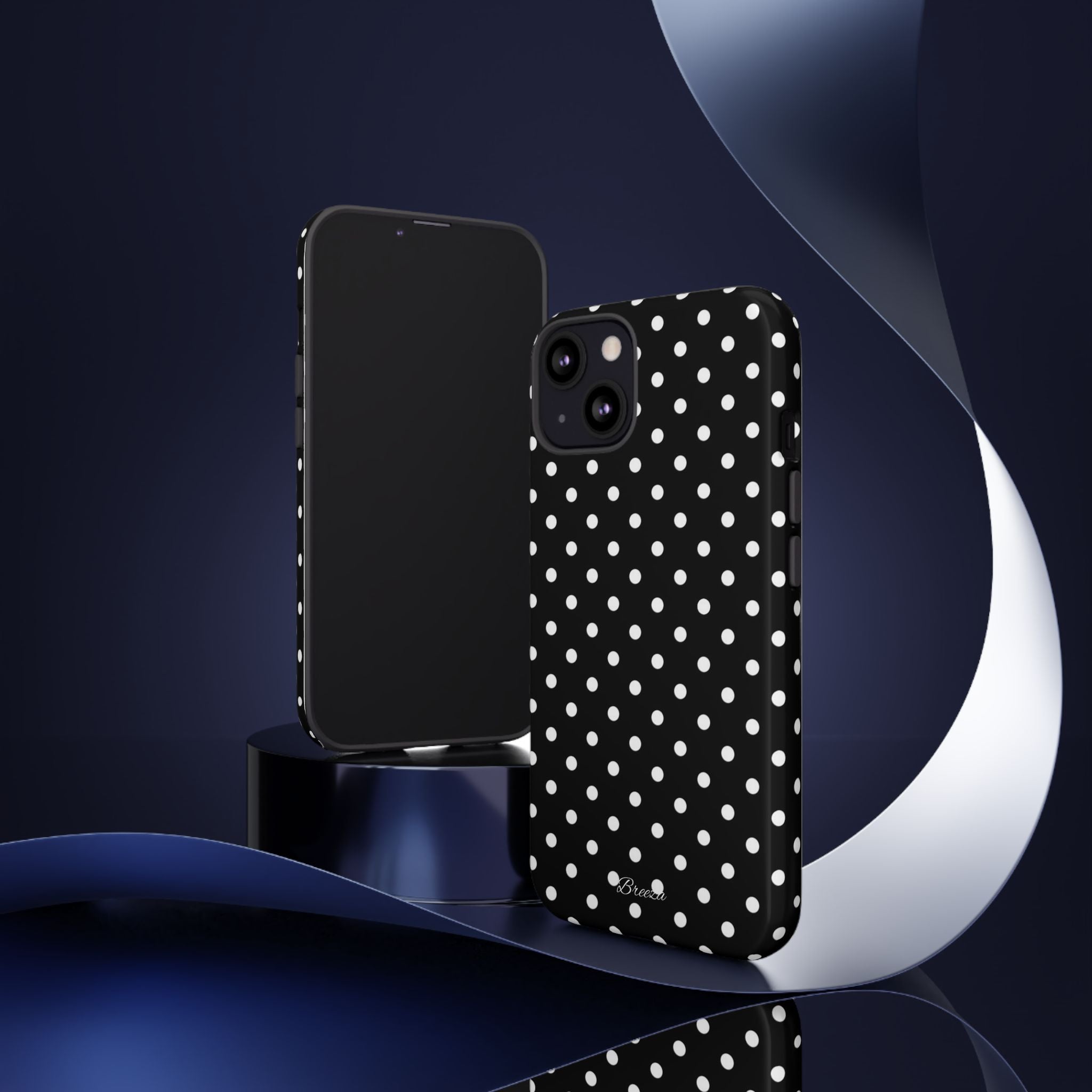 Black & White Polka Dot Phone Case