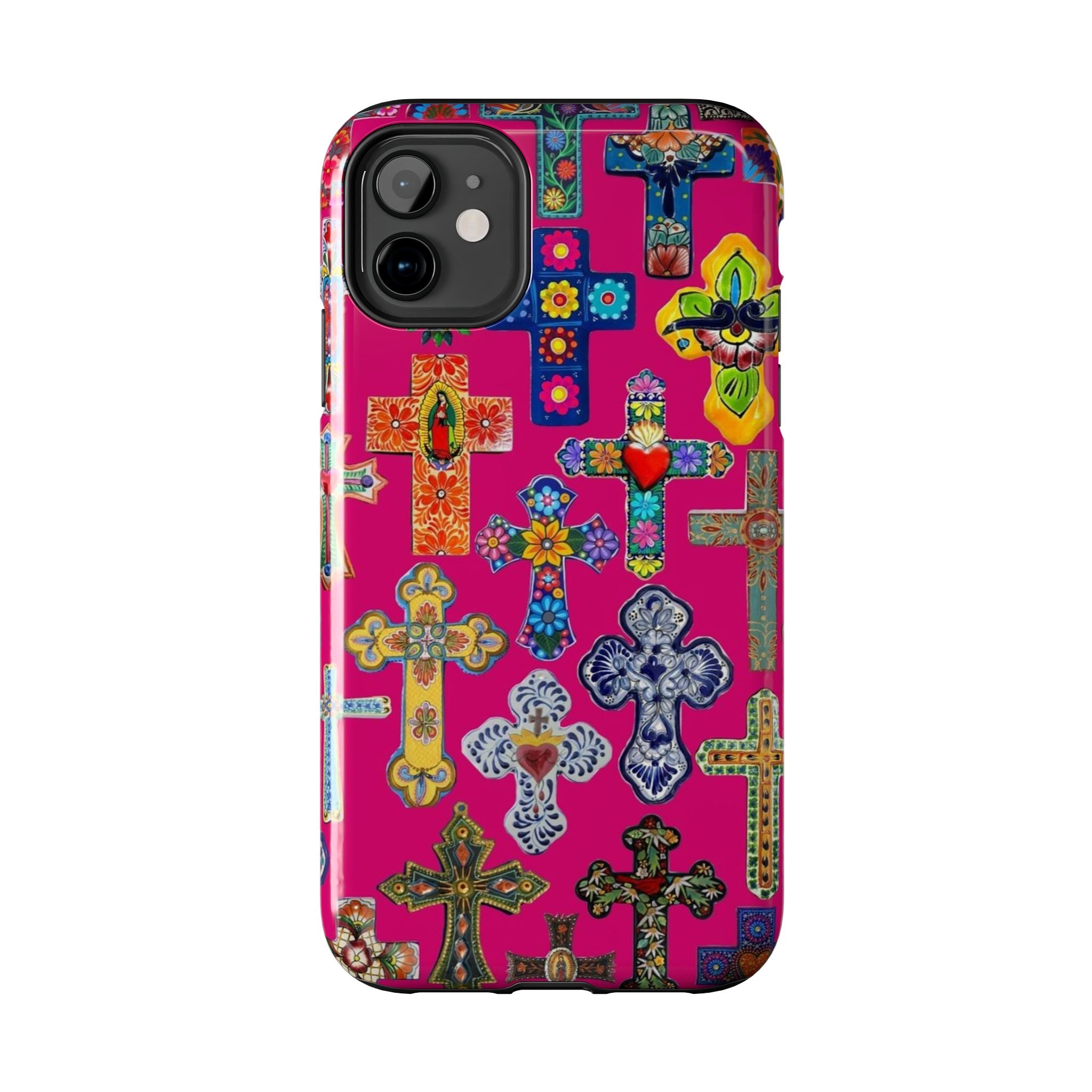 Pink Cross Phone Case
