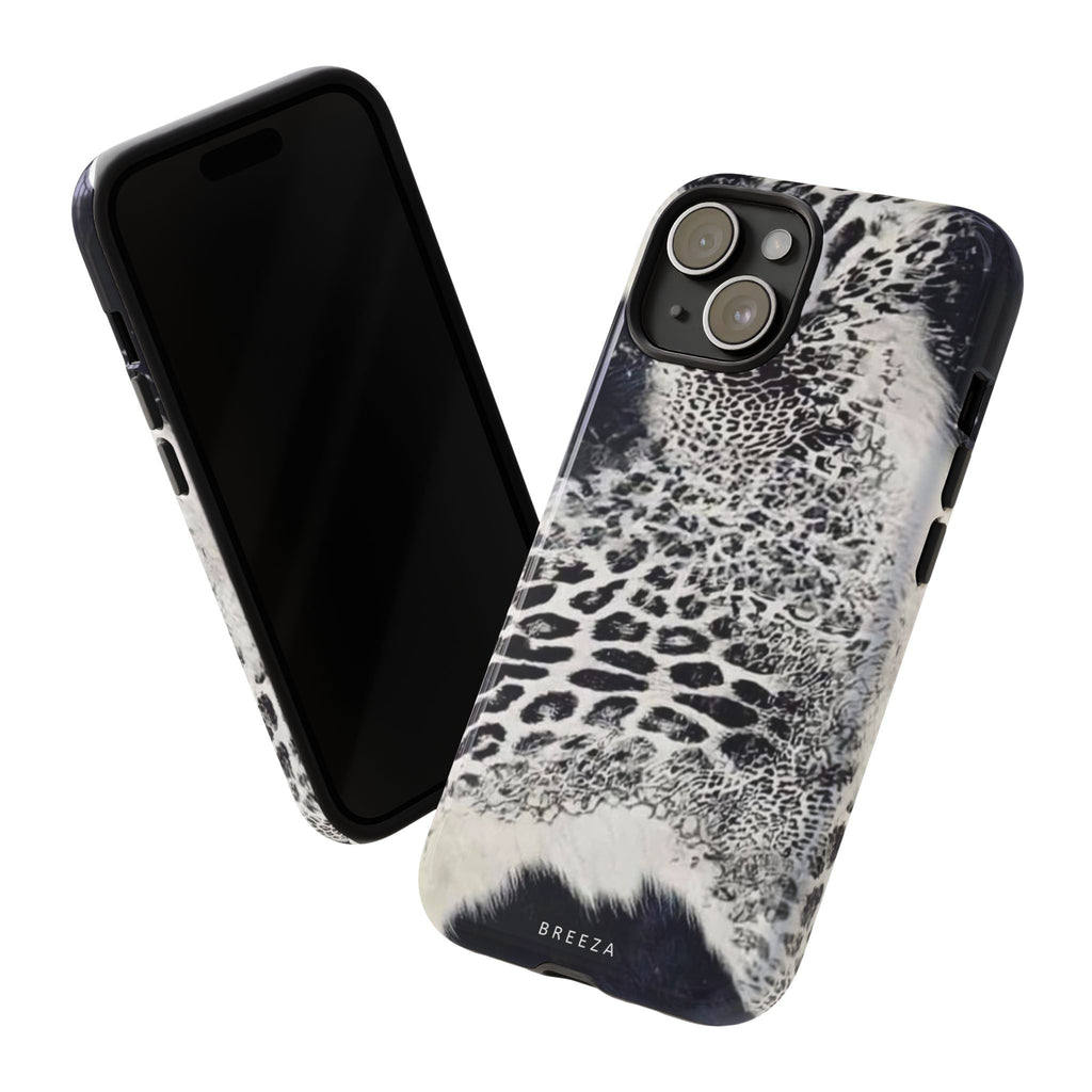 Black & White Leopard Print