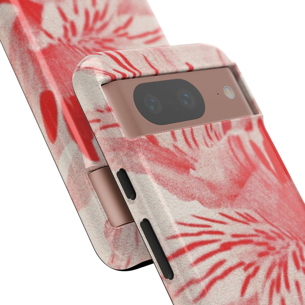 Red Floral Phone Case