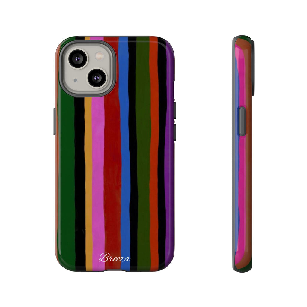 Colorful Striped Phone Case