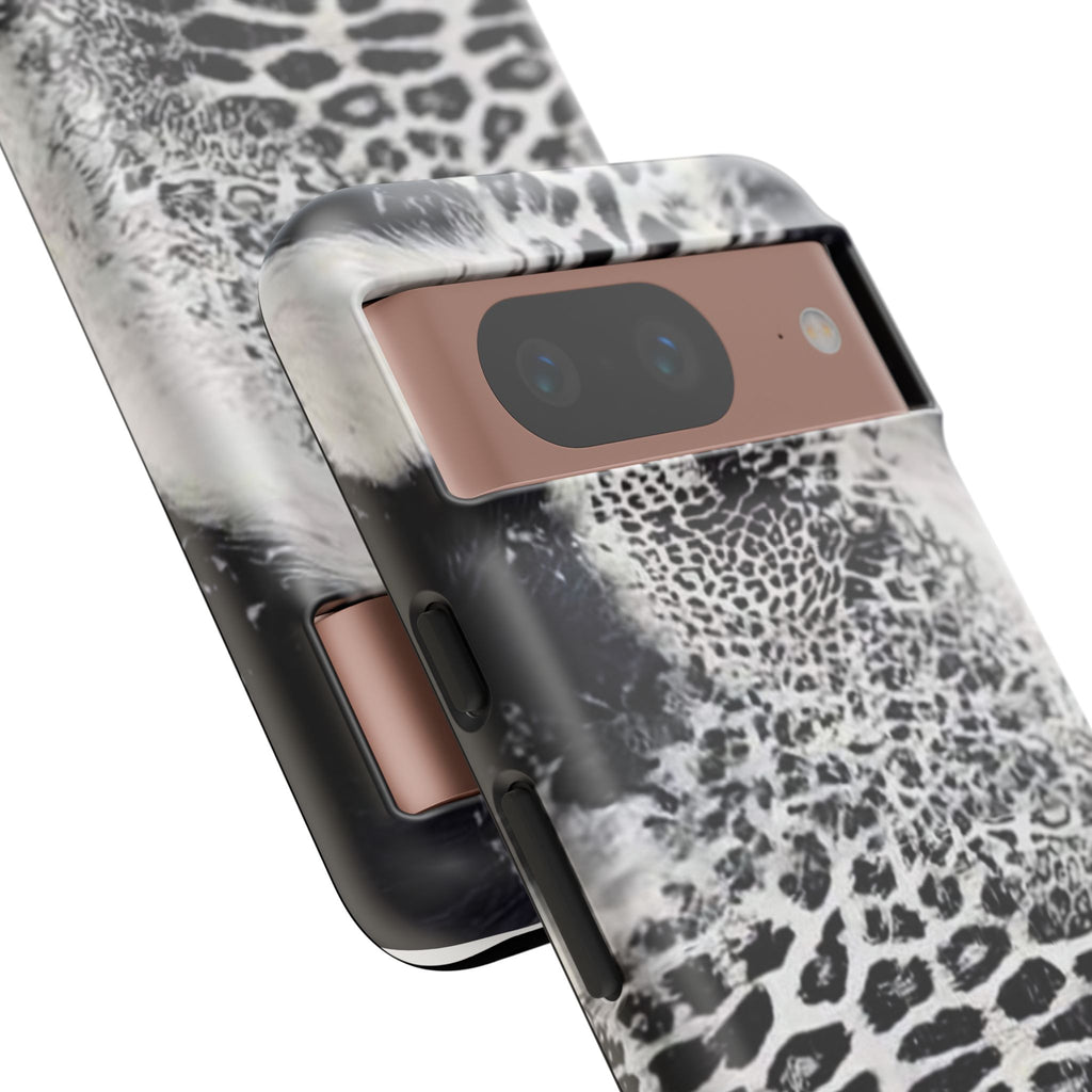 Black & White Leopard Print