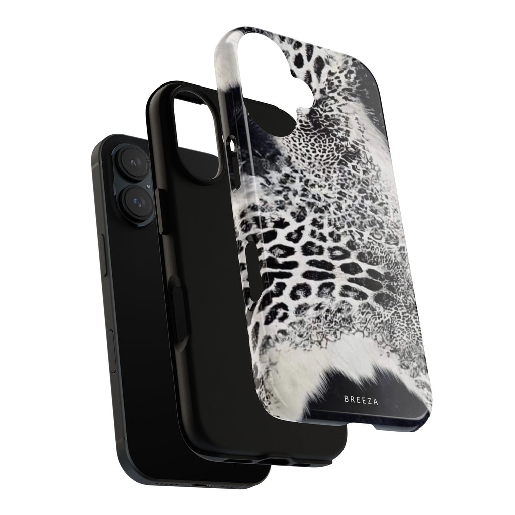 Black & White Leopard Print