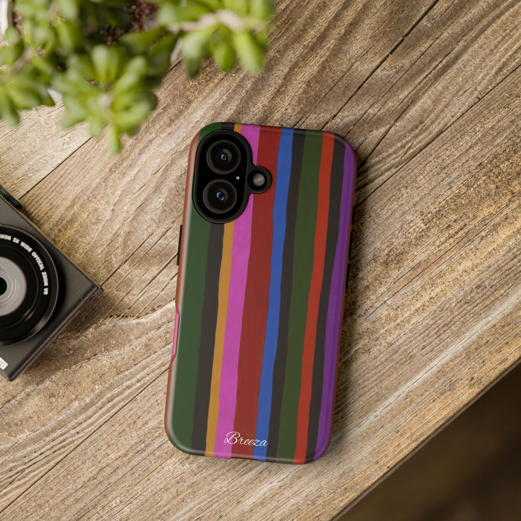 Colorful Striped Phone Case