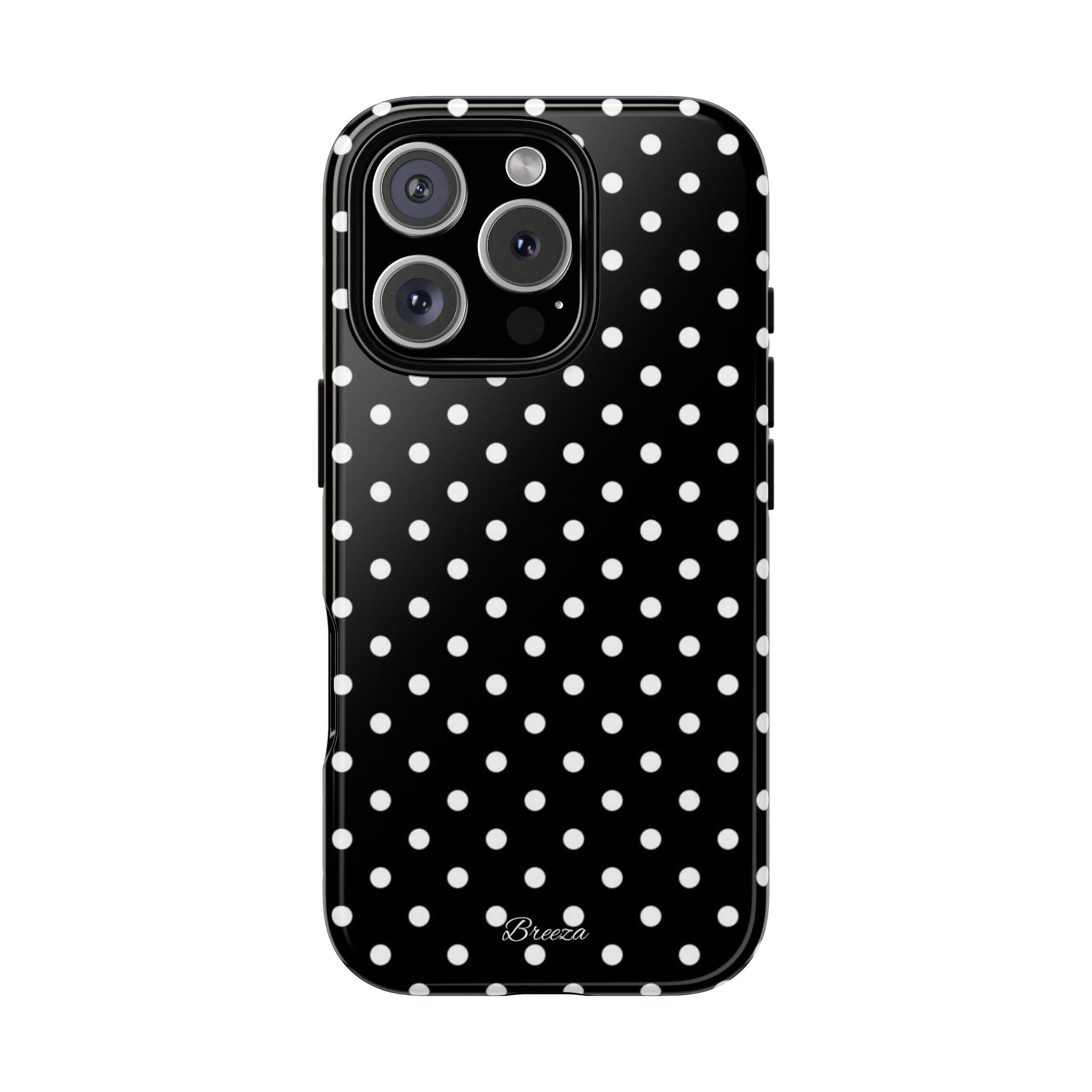 Black & White Polka Dot Phone Case