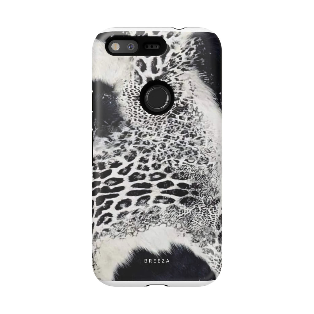 Black & White Leopard Print