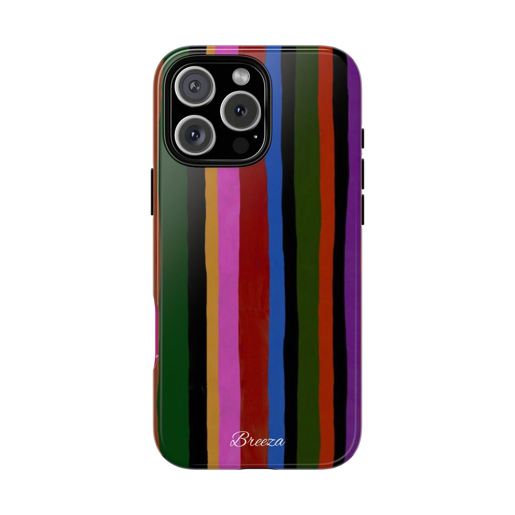 Colorful Striped Phone Case