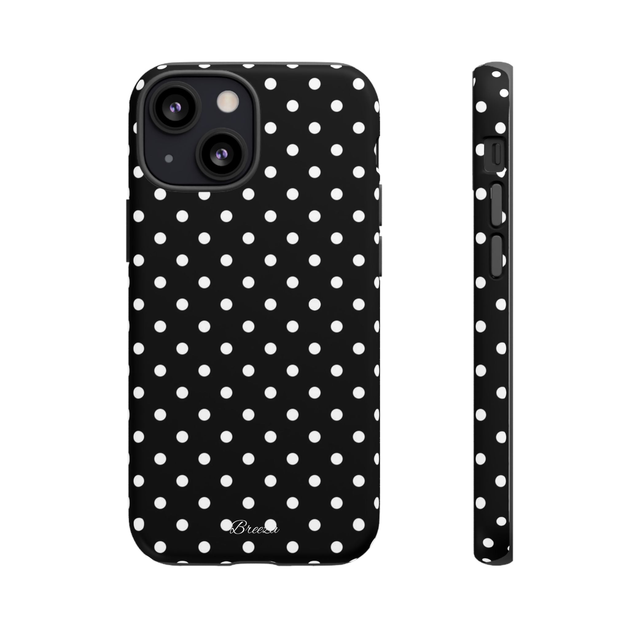 Black & White Polka Dot Phone Case