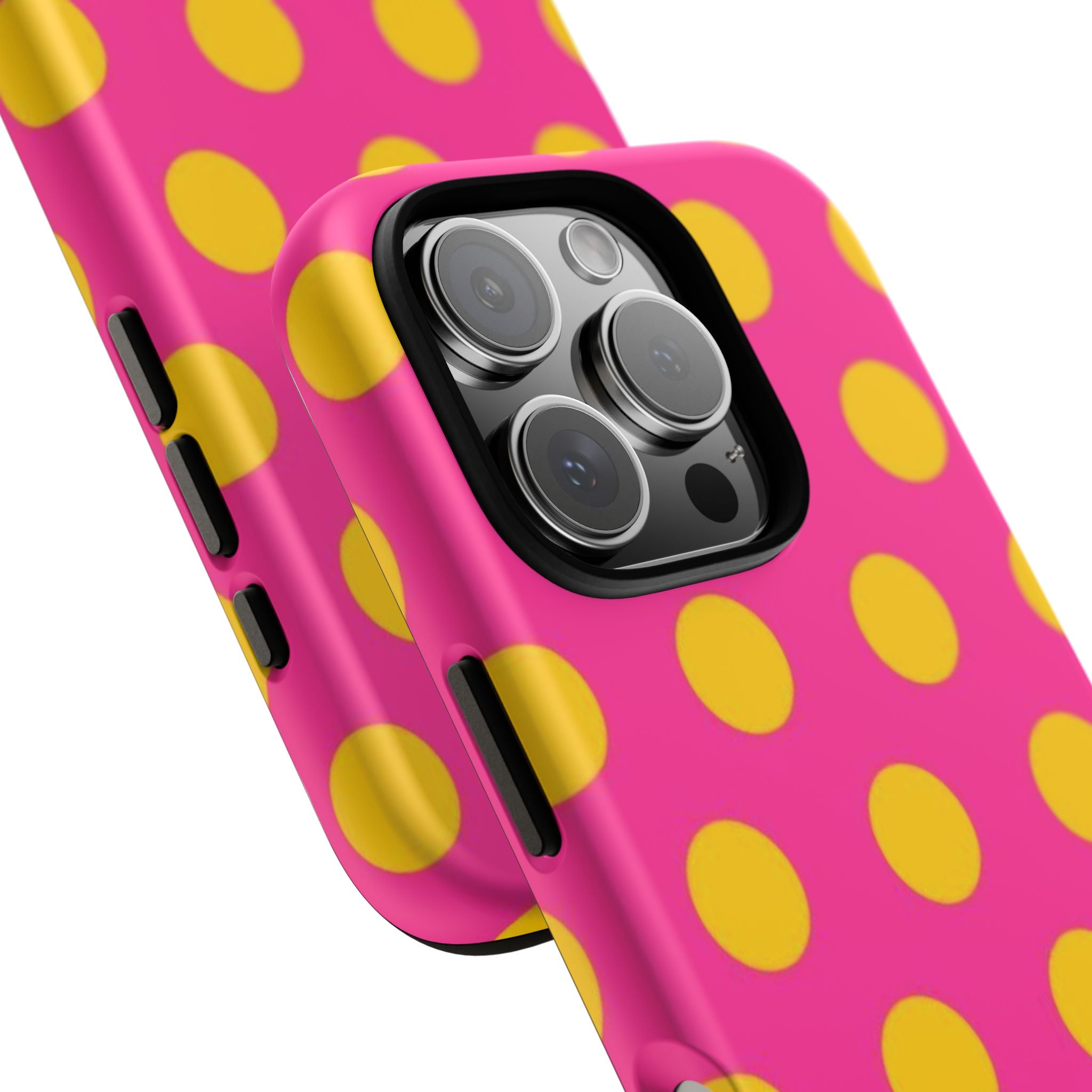 Pink & Yellow Dot Phone Case