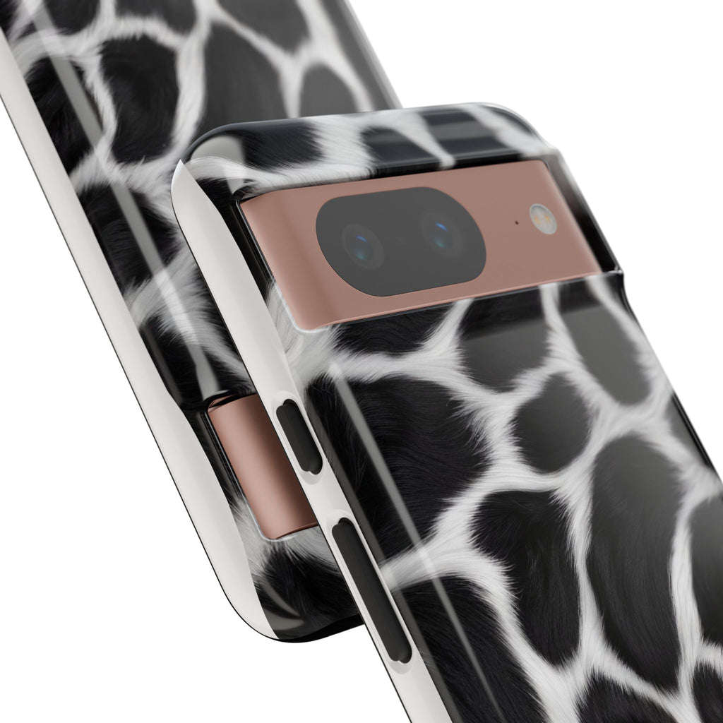 Furry Cow Print Phone Case