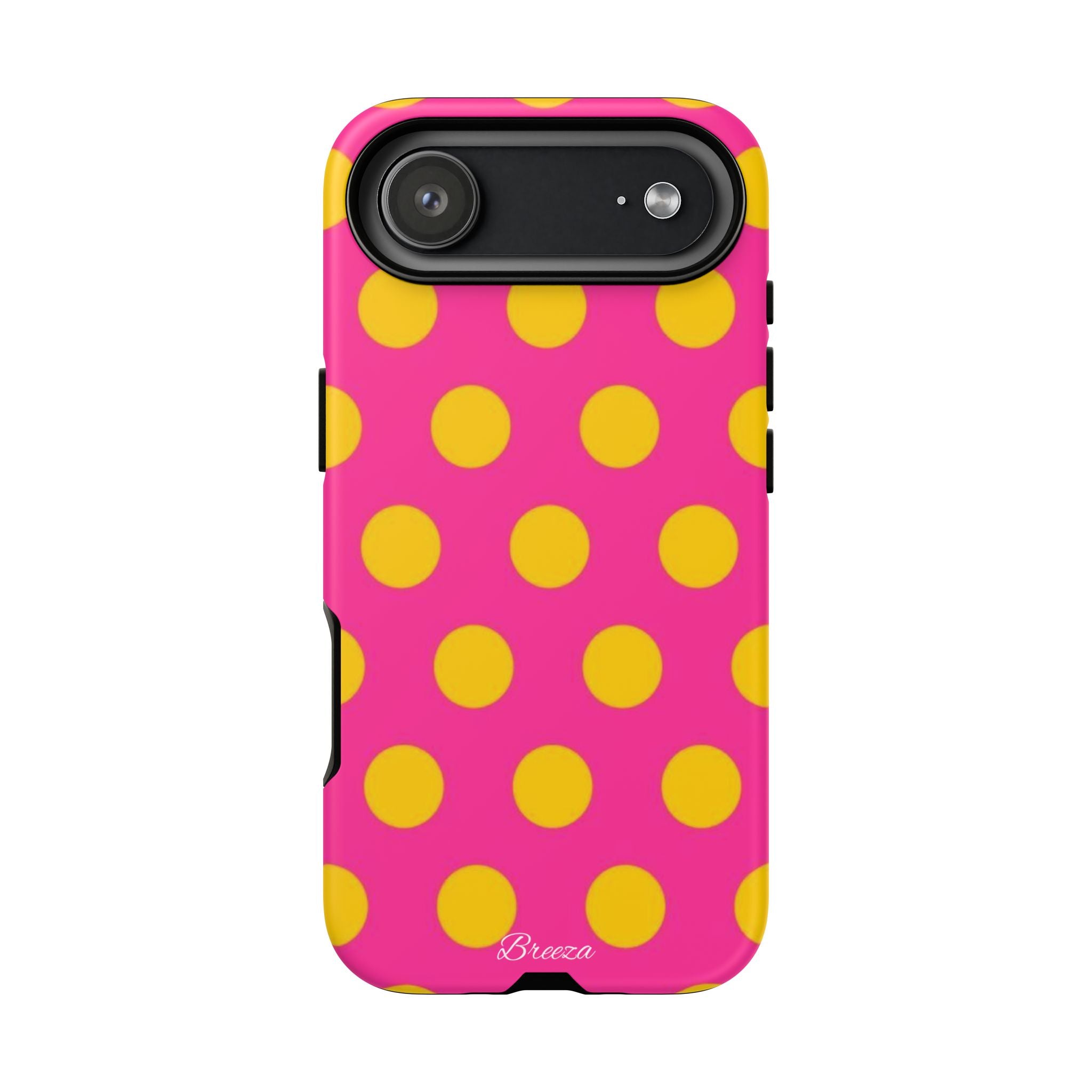 Pink & Yellow Dot Phone Case