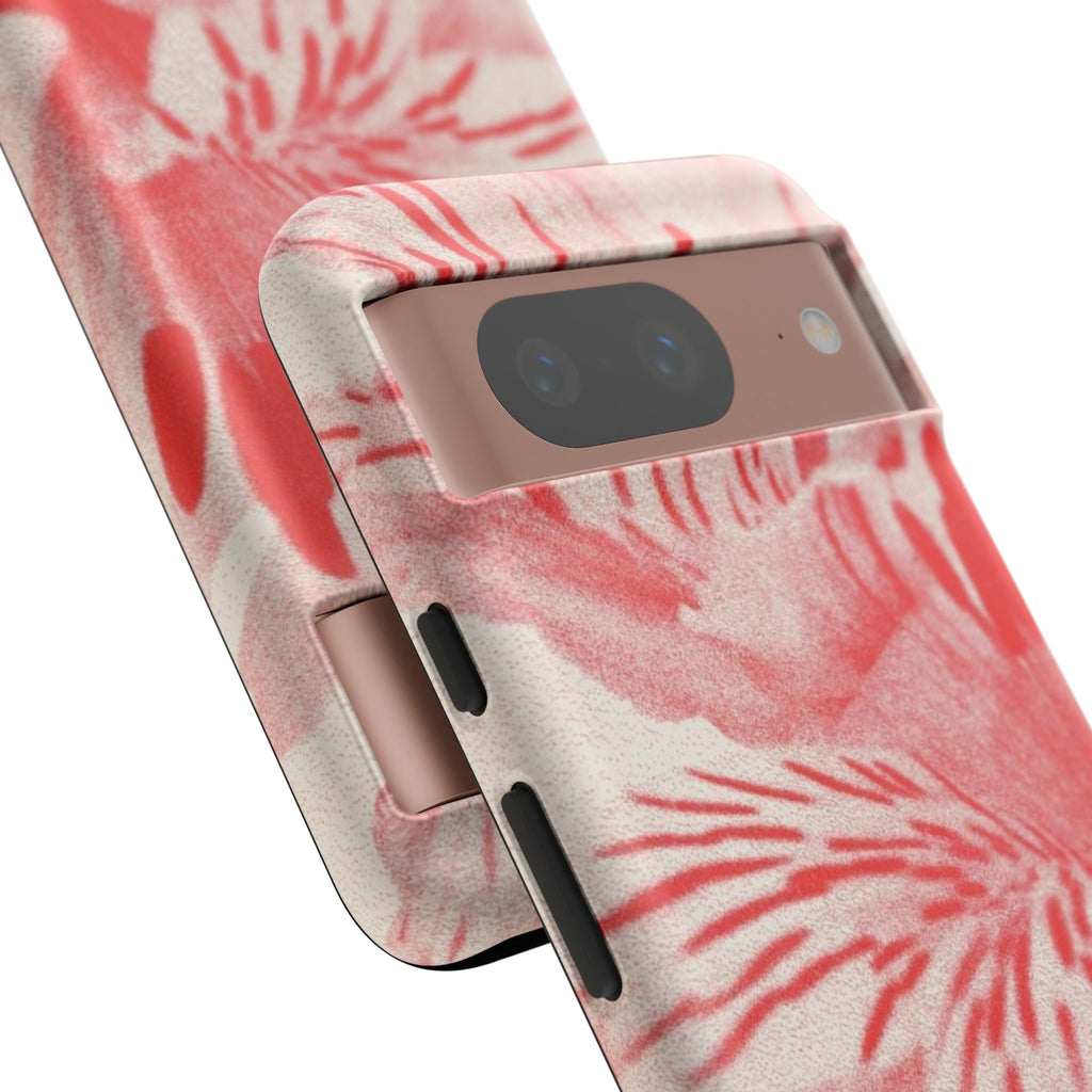 Red Floral Phone Case