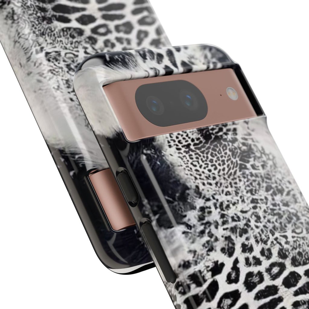 Black & White Leopard Print