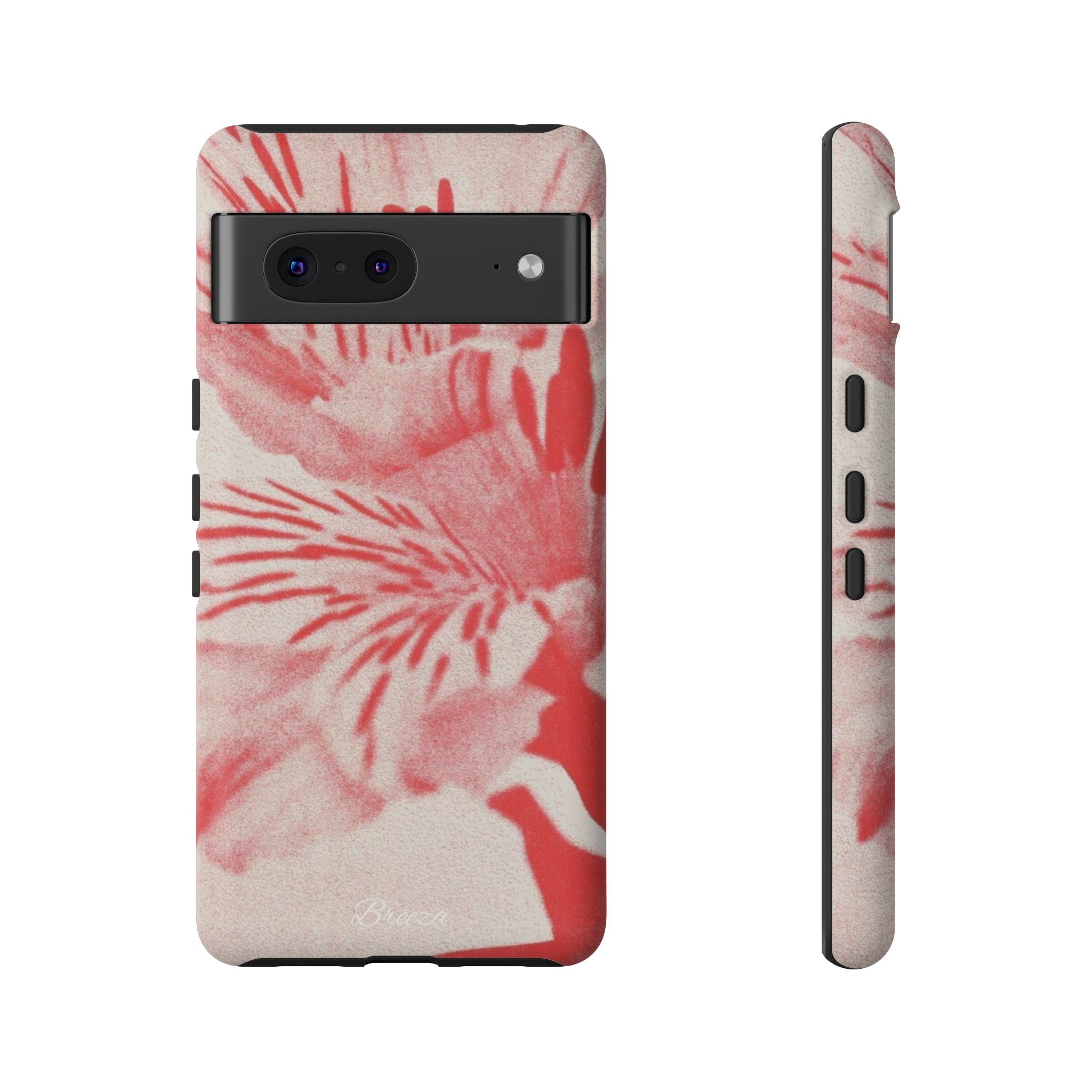 Red Floral Phone Case