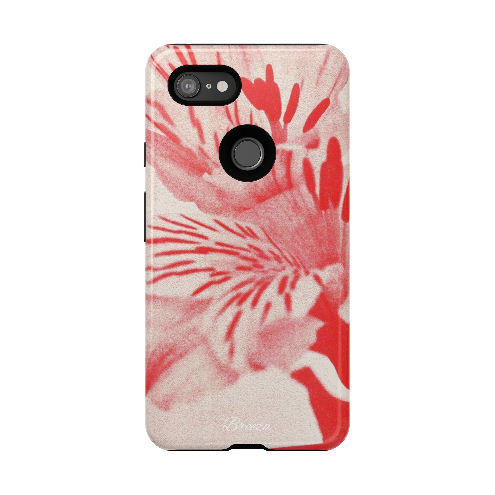 Red Floral Phone Case