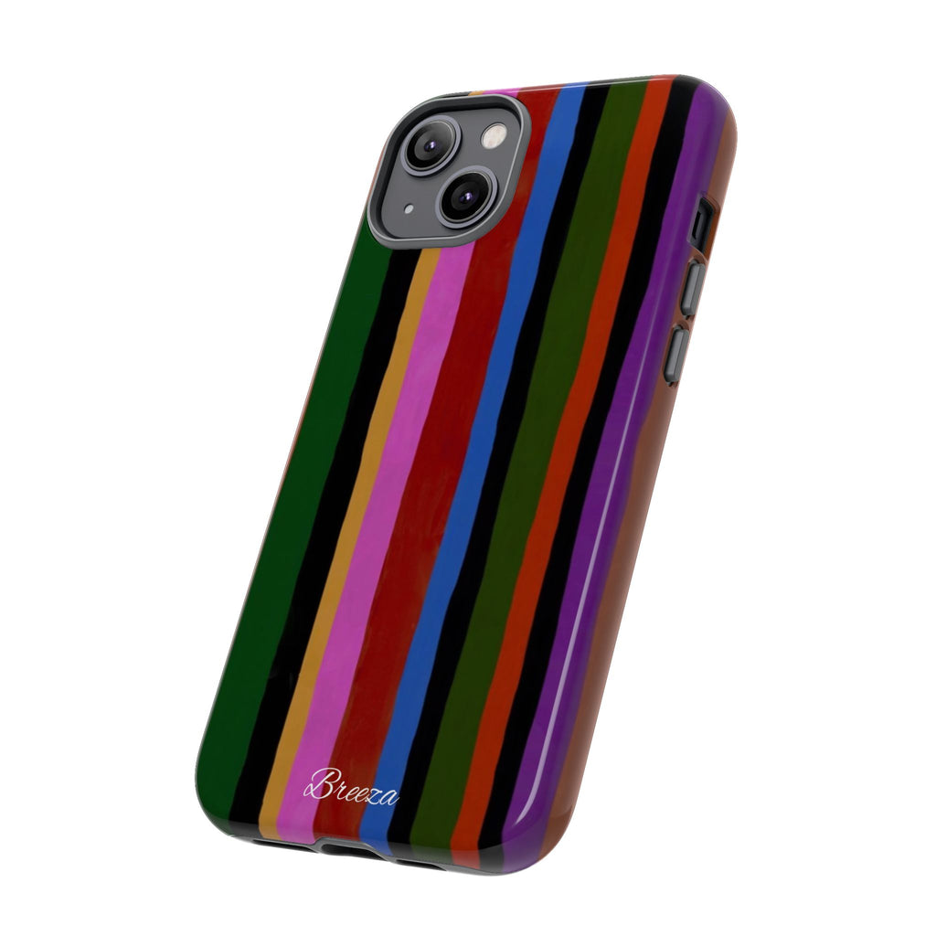 Colorful Striped Phone Case