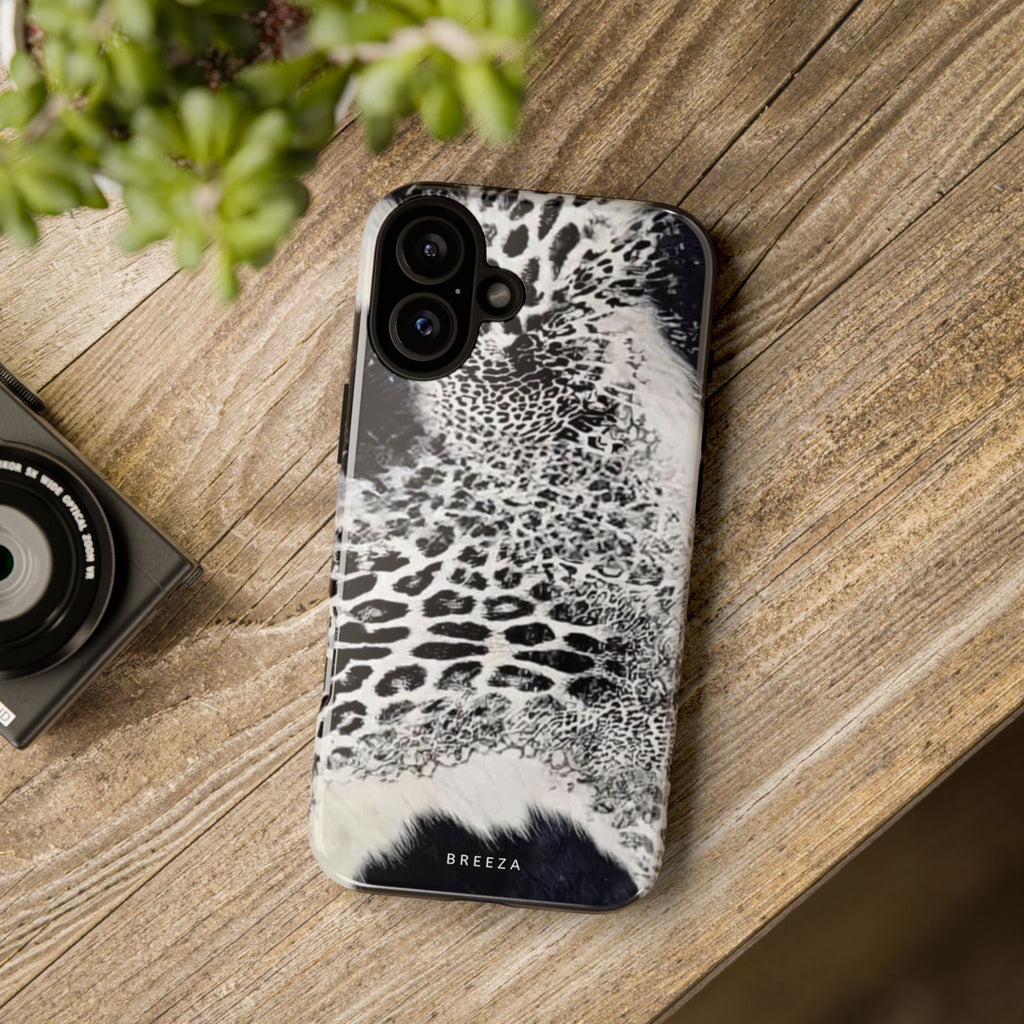 Black & White Leopard Print