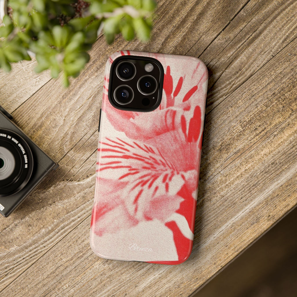 Red Floral Phone Case