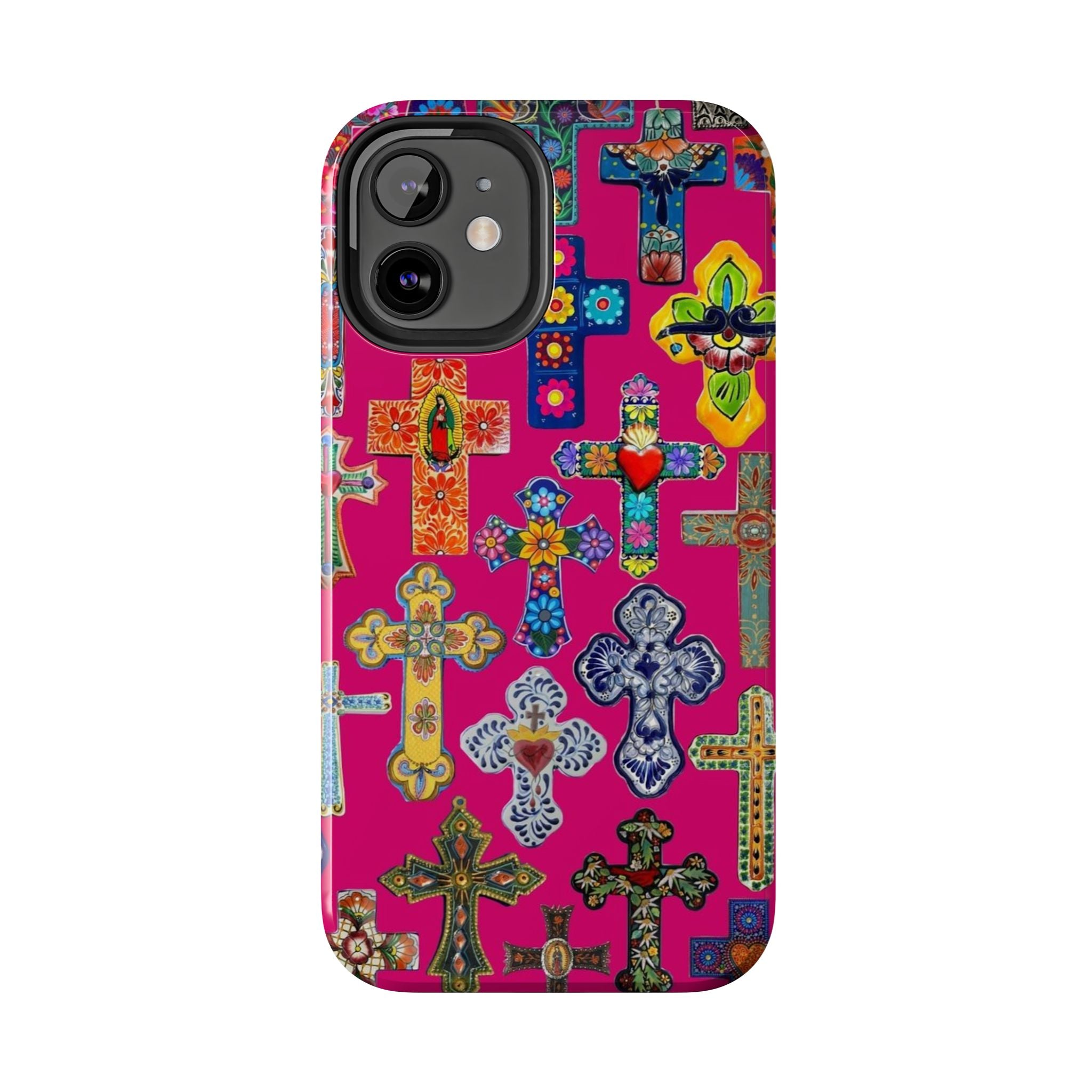 Pink Cross Phone Case