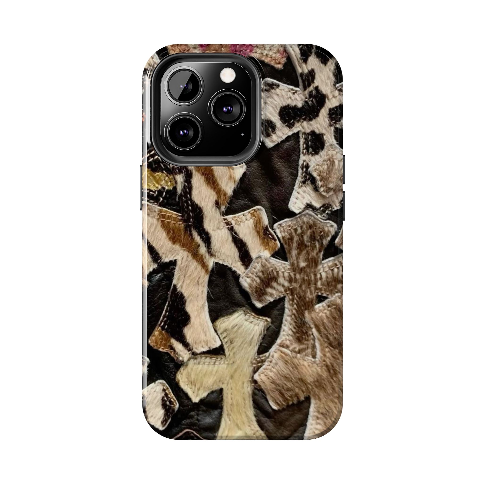 Chrome Heart Inspired Print Phone Case