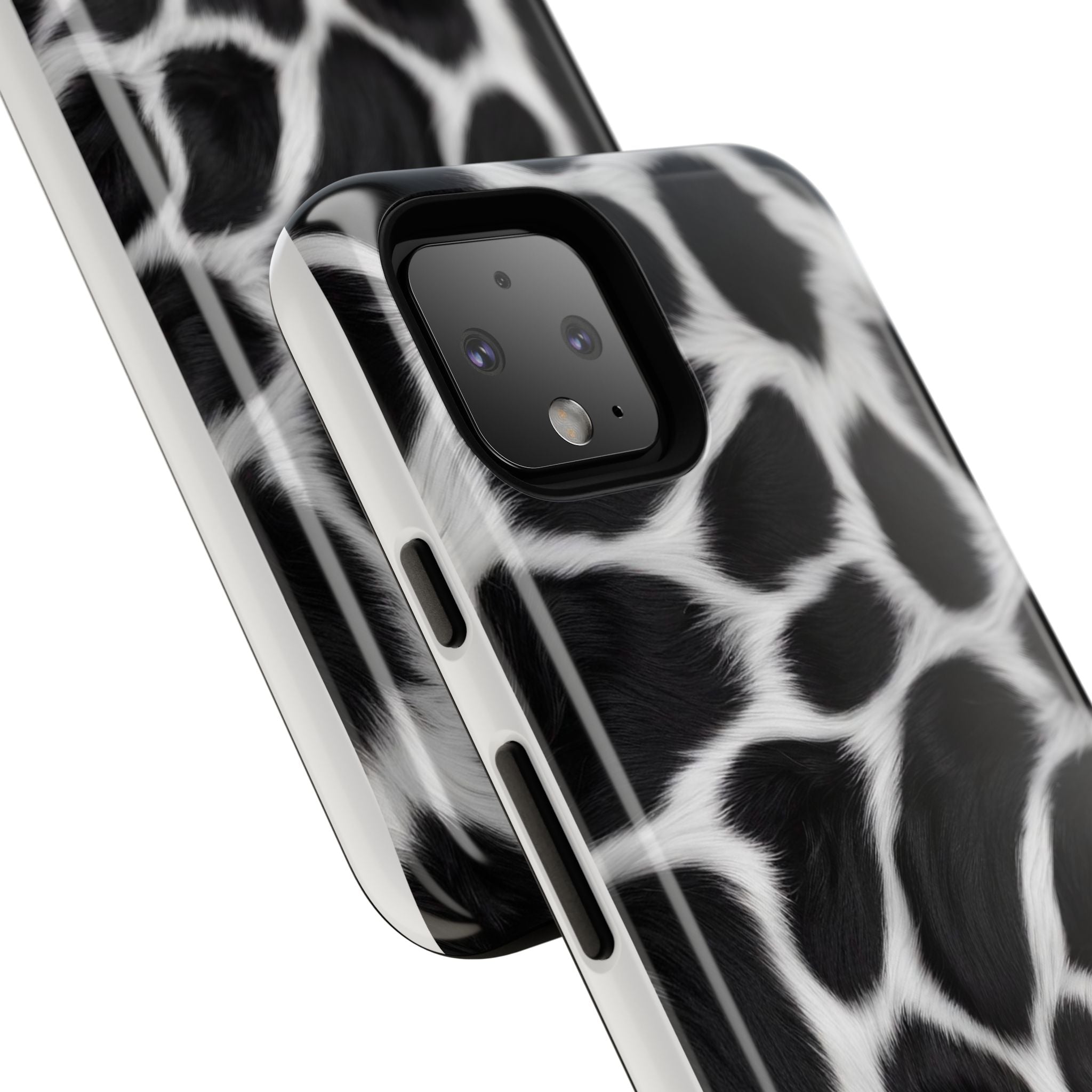 Furry Cow Print Phone Case