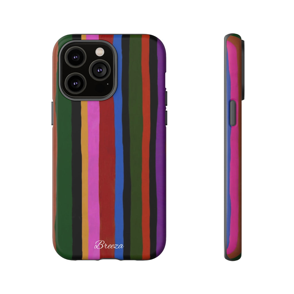 Colorful Striped Phone Case