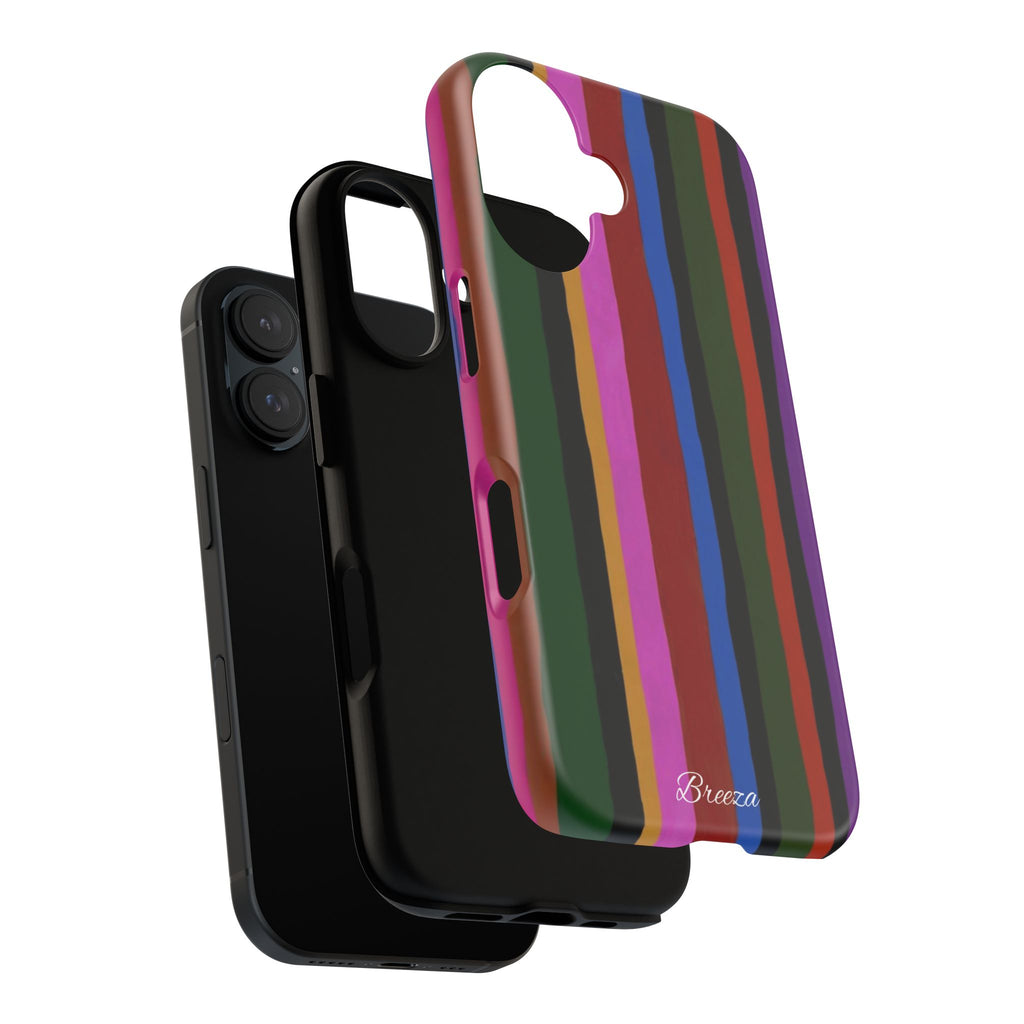 Colorful Striped Phone Case