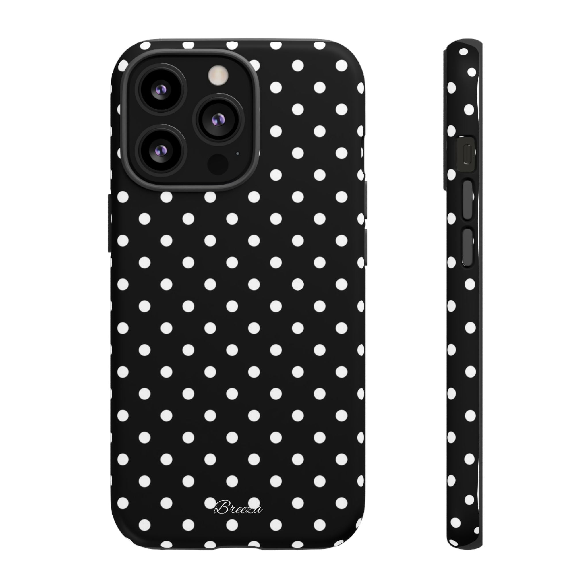 Black & White Polka Dot Phone Case