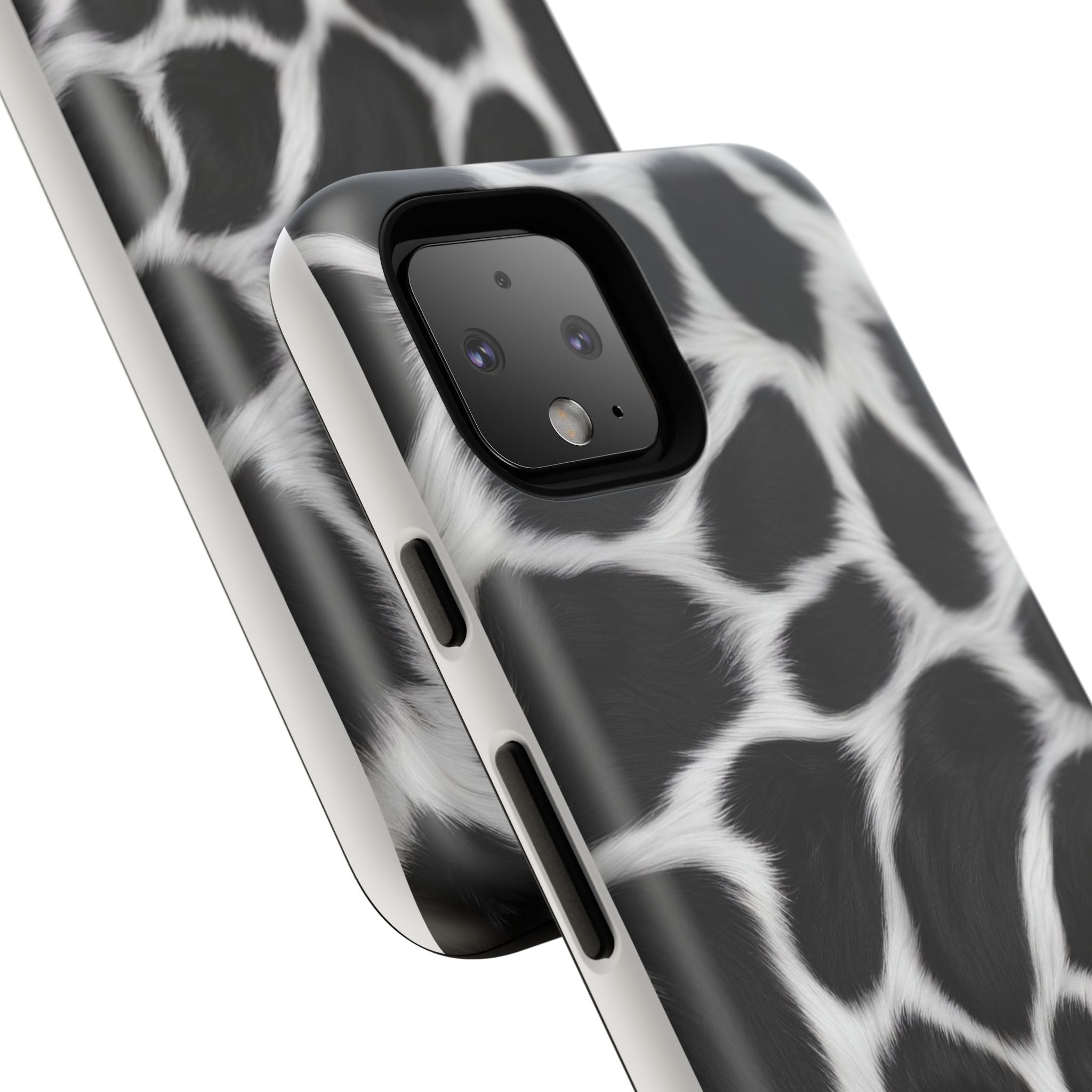 Furry Cow Print Phone Case