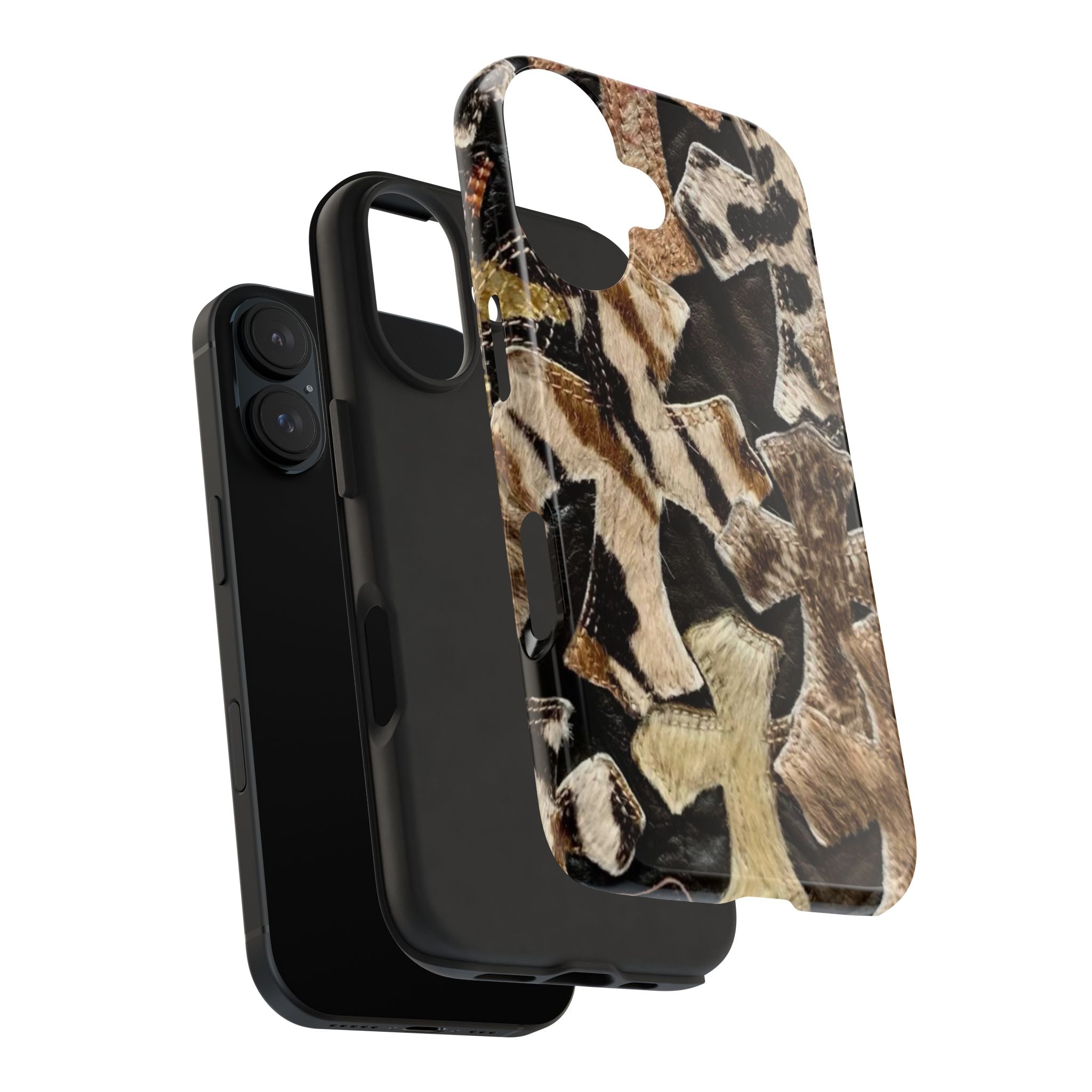 Chrome Heart Inspired Print Phone Case