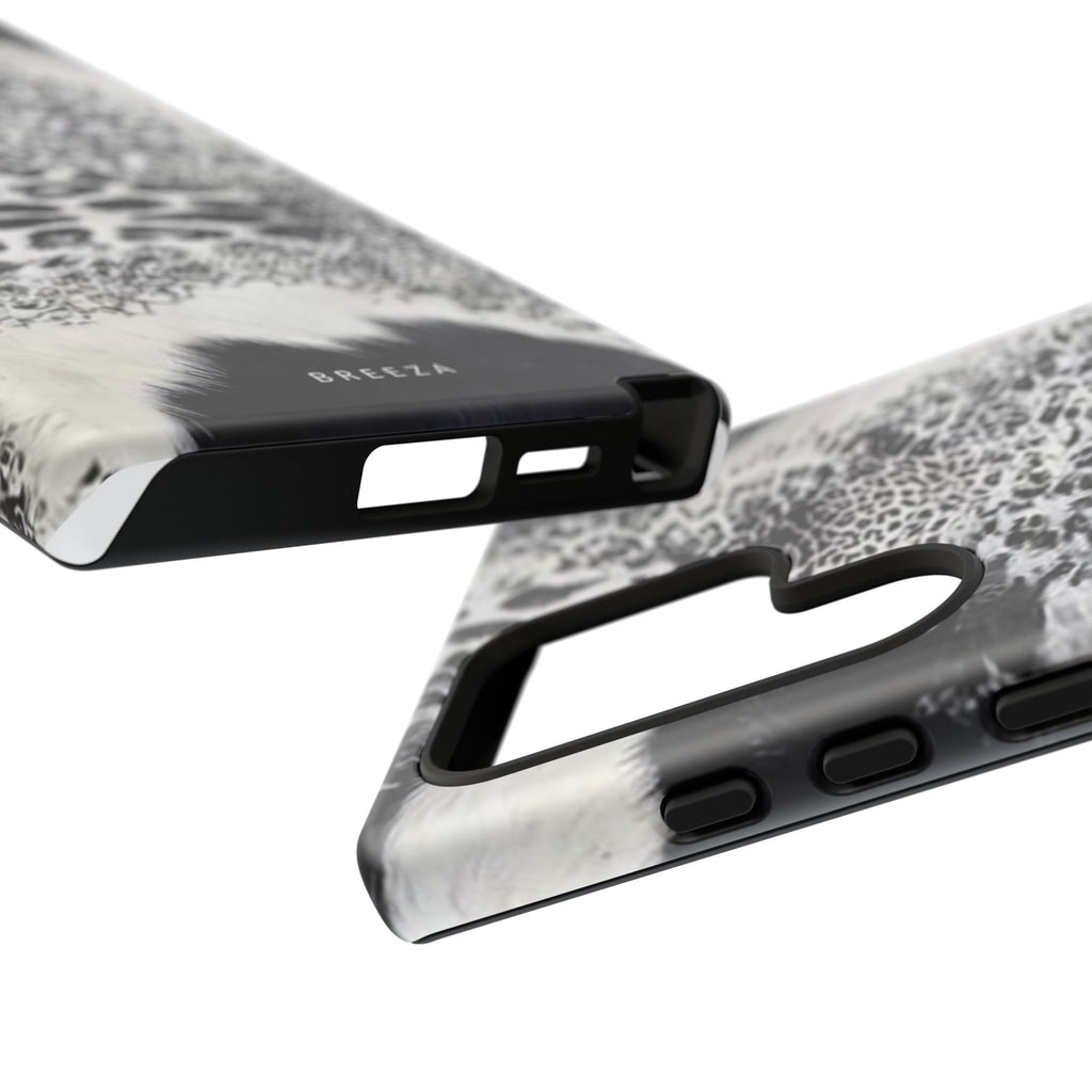 Black & White Leopard Print